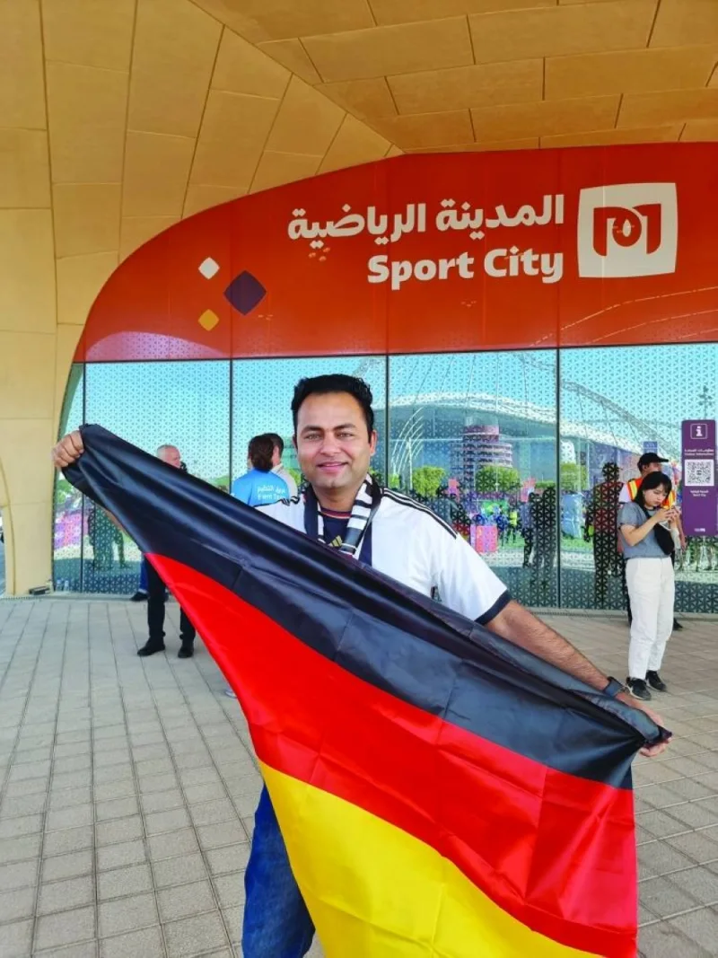 Indian expatriate Jerin who supports the German team finds Japanese people humble and courteous.