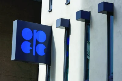The Opec sign is seen on the day of Opec  meeting in Vienna, Austria, on October 5. The outcome of the brief online meeting yesterday reflects the unpredictability of supply and demand in the coming months, and the wild gyrations in prices of the past week.