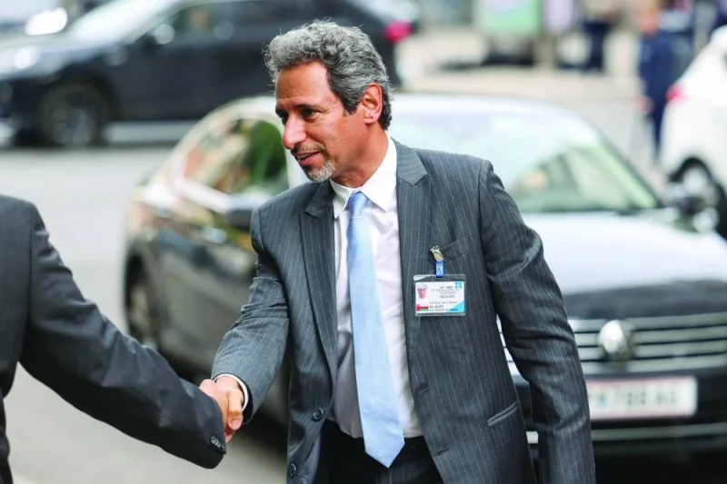 Salim al-Aufi, Oman's Energy Minister, arrives ahead of the 33rd meeting of the Organisation of Petroleum Exporting Countries (Opec) and non-Opec countries in Vienna, Austria, on October 5. The restrictions on Russia will probably lead to less investment in oil production globally, according to al-Aufi.