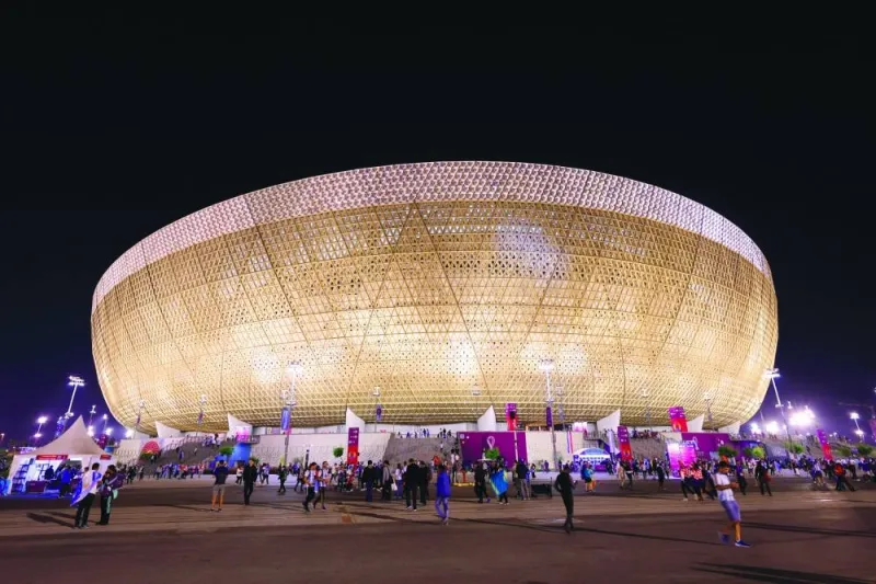  Lusail, Qatar; A general view of the exterior of Lusail Stadium before the semifinal match between Croatia and Argentina during the 2022 World Cup. Mandatory Credit: Yukihito Taguchi-USA TODAY Sports/File Photo