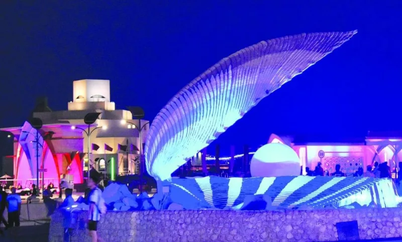 Celebrations at the Doha Corniche. PICTURE: Thajudheen