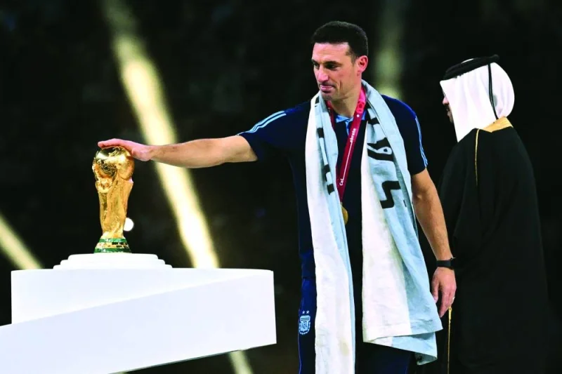 Lionel Scaloni has achieved what no Argentina coach had done since 1986, a year on from ending a 28-year wait for a 15th Copa America title. (AFP)