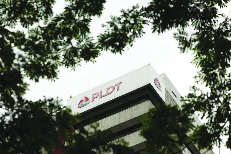 Signage at the PLDT headquarters in Makati City, Metro Manila. PLDT has described this month’s disclosure of more than 00mn in previously unreported spending over four years as a “budget overrun” that involves “no fraud, no anomalies.”