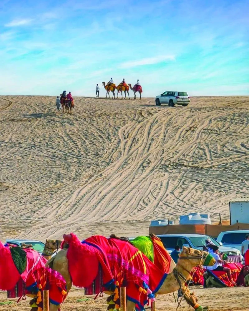 The World Cup showcased Qatar&#039;s unique desert landscape.  PICTURE: VisitQatar