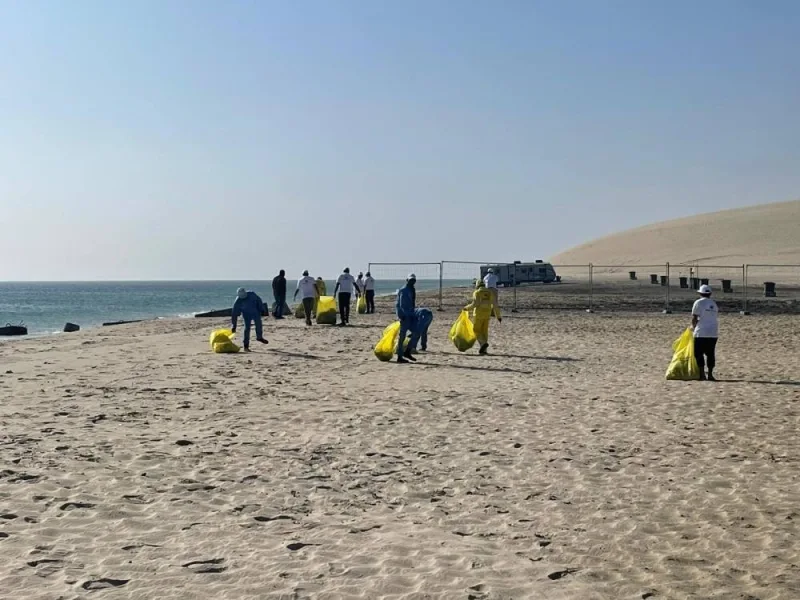 Cleaning campaign at Sealine Area
