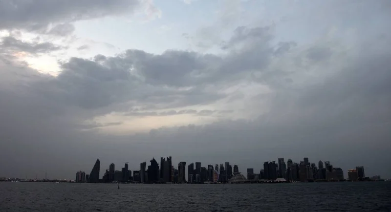 Overcast and rainy conditions in Doha. PICTURES: Shaji Kayamkulam and Shemeer Rasheed