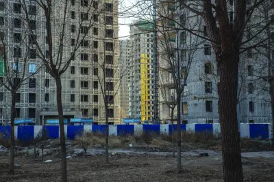 Residential buildings under construction in Beijing. China is planning to relax restrictions on developer borrowing, dialling back the stringent “three red lines” policy that exacerbated one of the biggest real estate meltdowns in the country’s history.