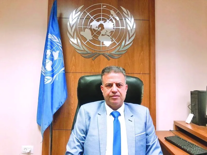 Adnan Abu Hasna, media adviser at the UNRWA