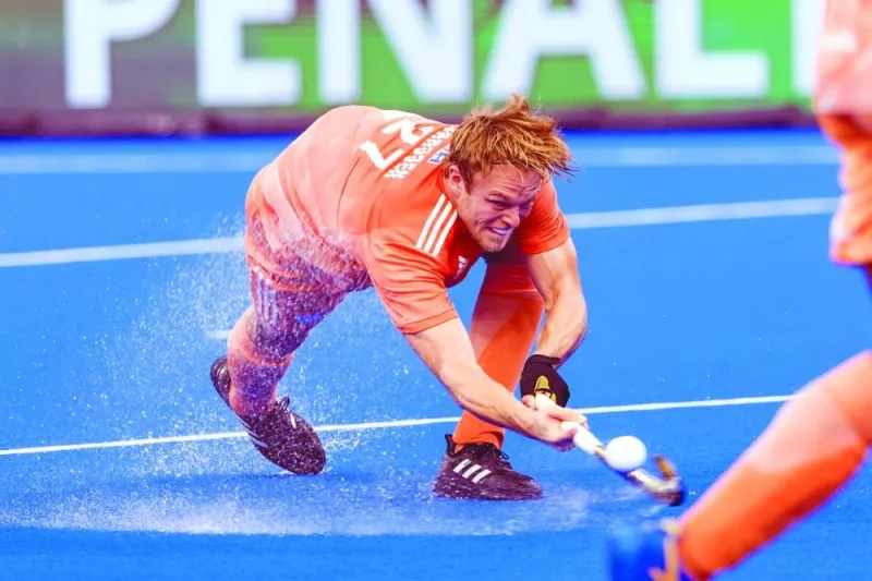 Netherlands’s Jip Janssen scored four goals against Chile during their Hockey World Cup match in Bhubaneswar, India, on Thursday.