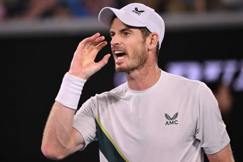 Britain&#039;s Andy Murray reacts as he plays against Spain&#039;s Roberto Bautista Agut during their men&#039;s singles match on day six of the Australian Open (AFP)