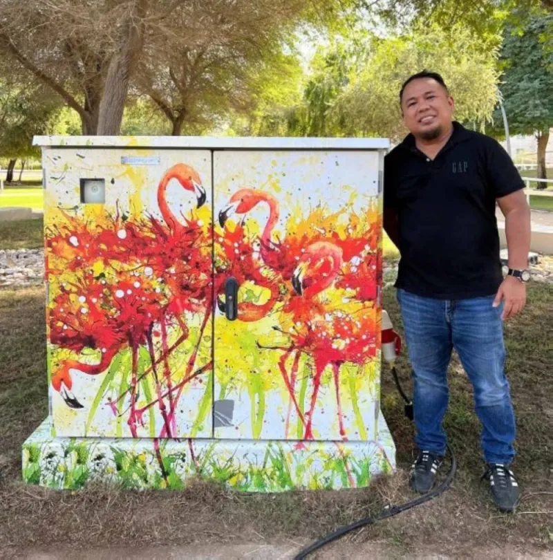Eugene Espinosa, a visual and senior graphic artist