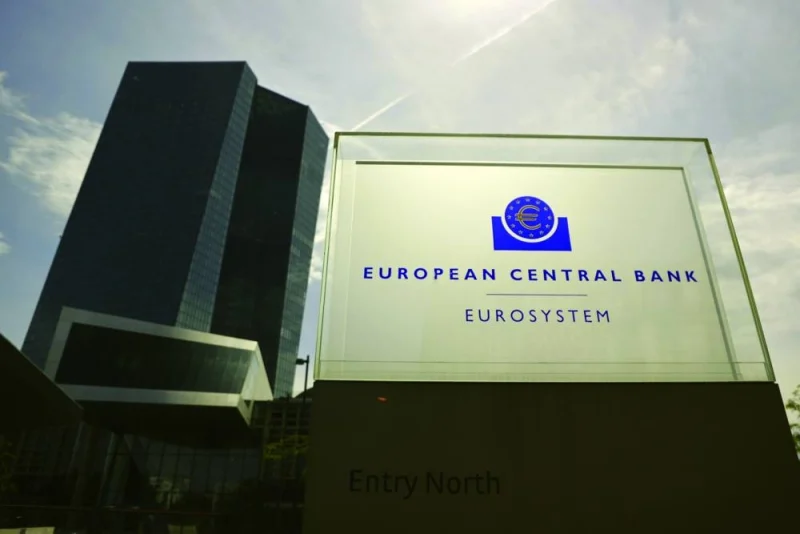 The European Central Bank headquarters in Frankfurt. Back-to-back interest-rate increases of 50 basis points are approaching from the ECB, whose battle with persistent inflation will see it hike borrowing costs until May, according to a Bloomberg survey of economists.
