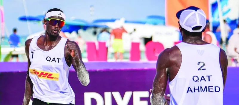 Home favourites Cherif Younousse and Ahmed Tijan are among the top teams to compete at the Volleyball Beach Pro Tour Doha this week.
