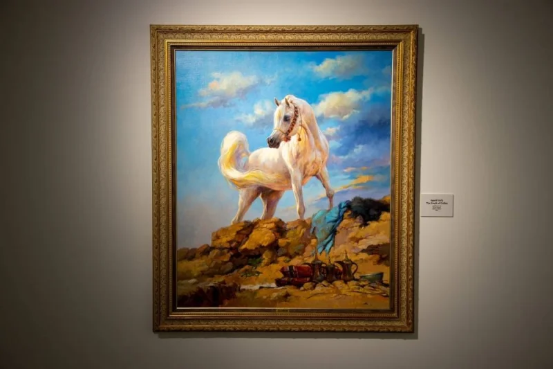 The painting exhibition about horses, &#039;Symphony of Authenticity.&#039; 