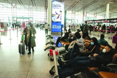 Travellers at Beijing airport. For the aviation industry, 2022 started with lots of uncertainties mainly due to a surge in Covid cases in some parts of the world and escalation in tension between Russia and Ukraine. But the industry left 2022 in far stronger shape than it entered, as most governments lifted pandemic-related travel restrictions during the year and people took advantage of the restoration of their freedom to travel. 
