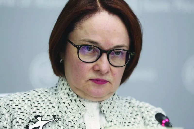 Bank of Russia governor Elvira Nabiullina.