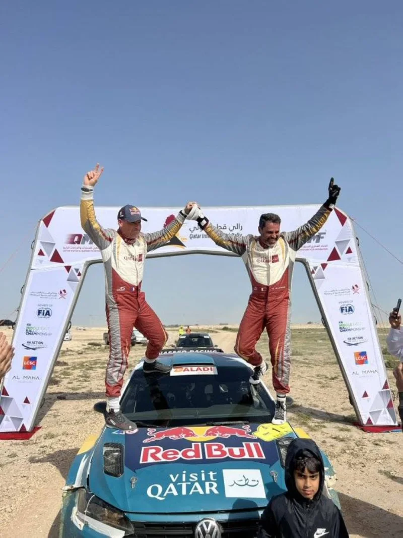 Qatari driver Nasser Saleh Al Attiyah won on Saturday the 44th edition of the Qatar International Rally 2023.