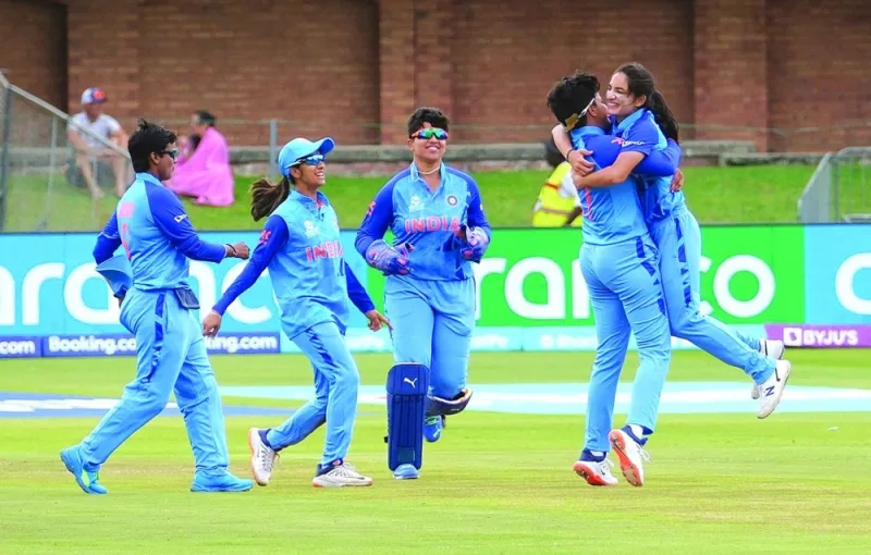 India’s bowling is built around the swing of Renuka Thakur (right) and an assortment of slow bowlers. (AFP) 