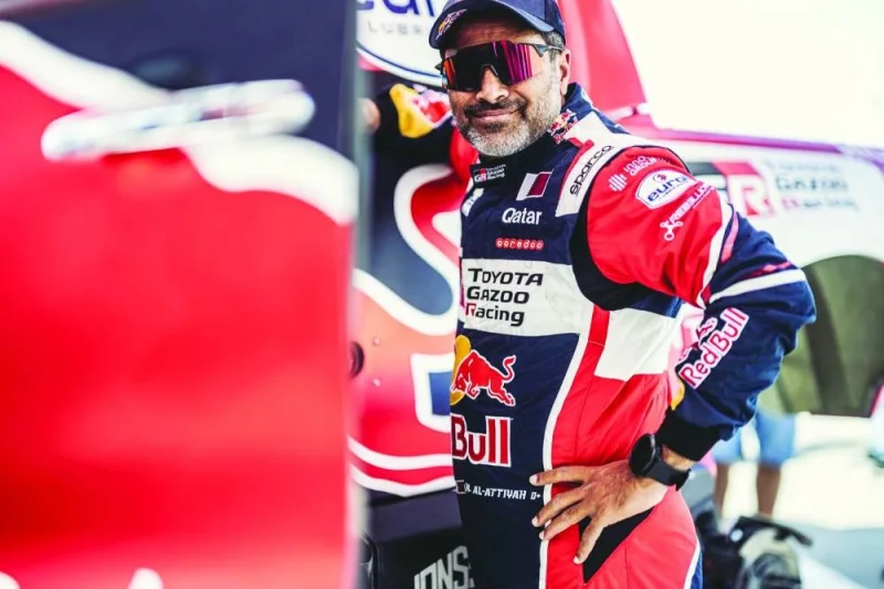 Qatar’s Nasser Saleh al-Attiyah holds an eight-point lead in the FIA World Cup for Cross-Country Bajas Drivers’ Championship.