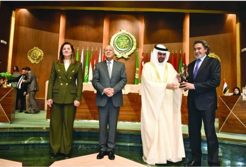 Mohamed Hanzab was honoured for his work and achievements in the field of sport for peace and development.