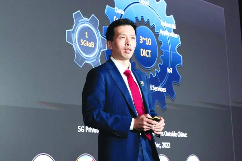 Peng Song, president of Huawei's ICT Strategy and Marketing, outlines the fast achievements of 5G.