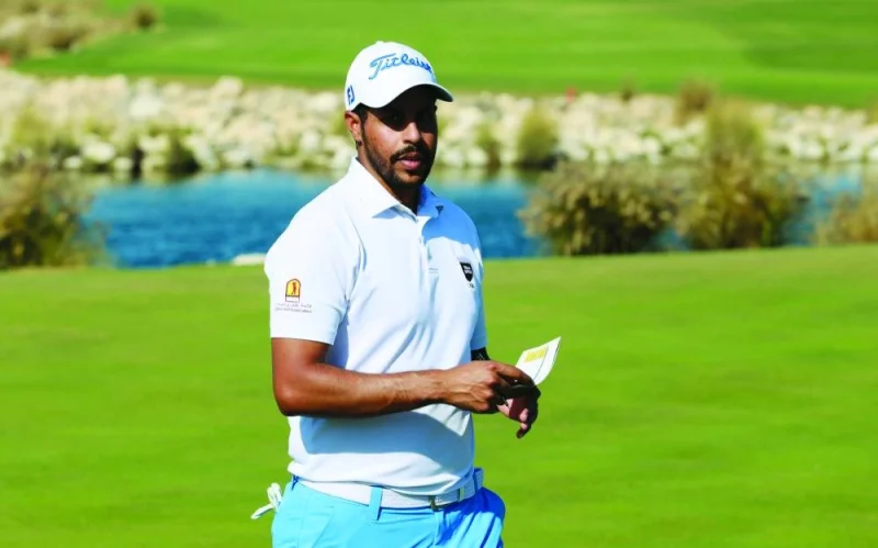Qatar’s Ali al-Shahrani shot one-under 71 to leapfrog to joint third place.