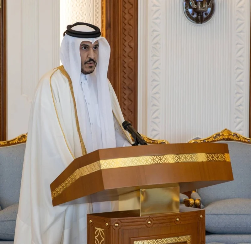 HE Sheikh Mohammed bin Hamad bin Qassim Al Abdullah Al-Thani as Minister of Commerce and Industry.