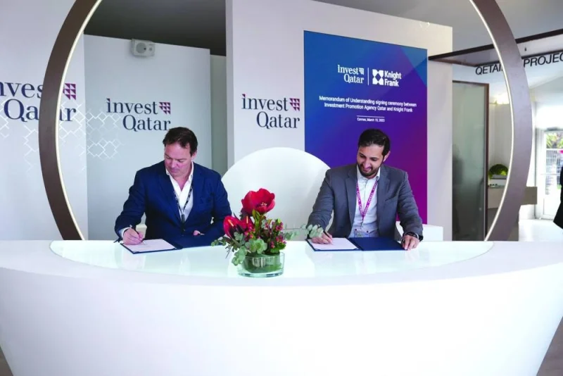 IPA Qatar and Knight Frank sign MoU to attract global investors to Qatar's real estate sector.