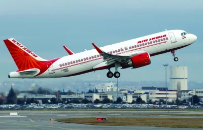 An Air India Airbus A320neo plane takes off in Colomiers near Toulouse, France (file). Air India has placed an order of 470 aircraft from both Boeing and Airbus, with deliveries due to start from the end of this year.