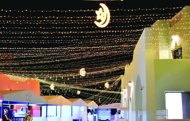 A decked-up Mina District.
PICTURE: Thajudheen