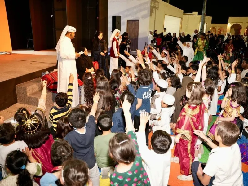 Part of children&#039;s activities held during the exhibition.