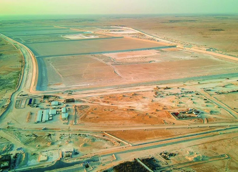 A view of the project site.