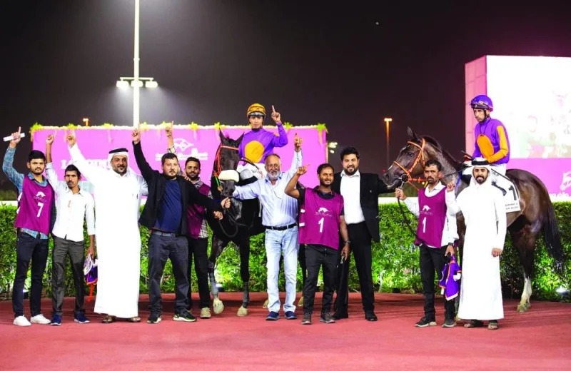 Connections of Mutahaffiz celebrate after the victory.
