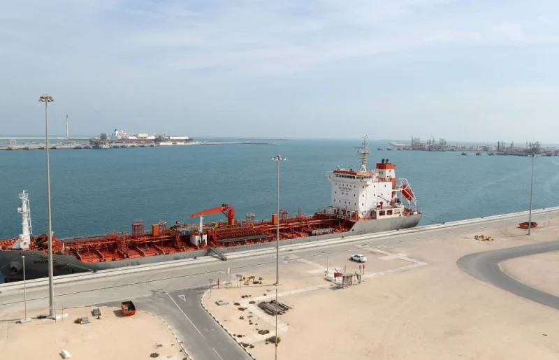 File photo shows a part of the Ras Laffan Industrial City, Qatar&#039;s principal site for the production of liquefied natural gas and gas-to-liquids. Qatar has driven LNG exports of GECF member countries and observers with y-o-y growth of 6.7% (1.11mn tonnes) to reach 17.66mn tonnes in March, the Gas Exporting Countries Forum said in its report released yesterday