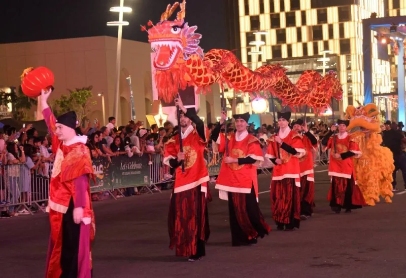 The parade is one of the highlights of the Lusail Boulevard Eid celebrations. PICTURE: Shaji Kayamkulam