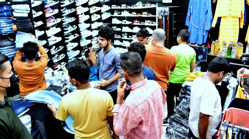 A wide range of items on sale during the Eid holidays. PICTURE: Thajudeen