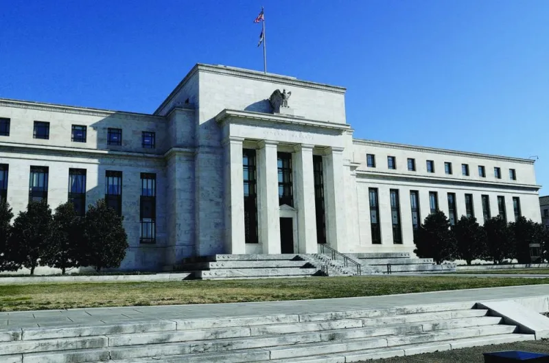 The Federal Reserve building in Washington. The Fed is on track to raise interest rates by another 25 basis points next week, which is expected to be the last hike in the current cycle. It has hiked its policy rate by 475 basis points since March of last year from the near-zero level to the current 4.75%-5.00% range.