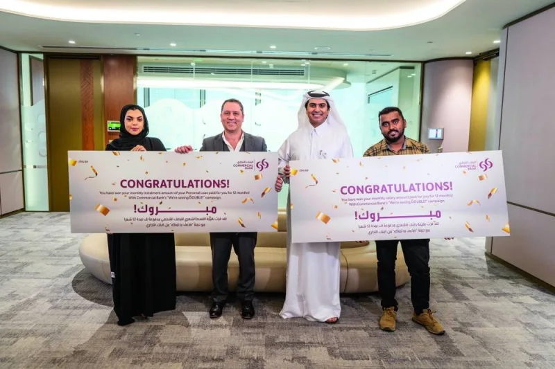 The lucky winners from the second draw, which took place on April 13 in the presence of MOCI representative are: Dileesh Kalathil Mandan who will enjoy 12 months payment of his salary amount, and Bassem Arnaout who will enjoy 12 months payment of his personal loan monthly repayment.