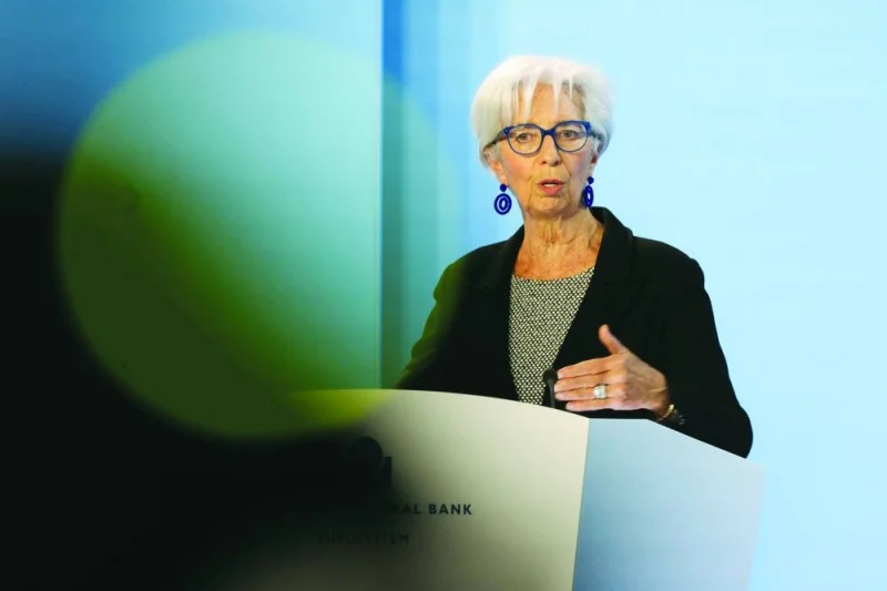Christine Lagarde, president of the European Central Bank.