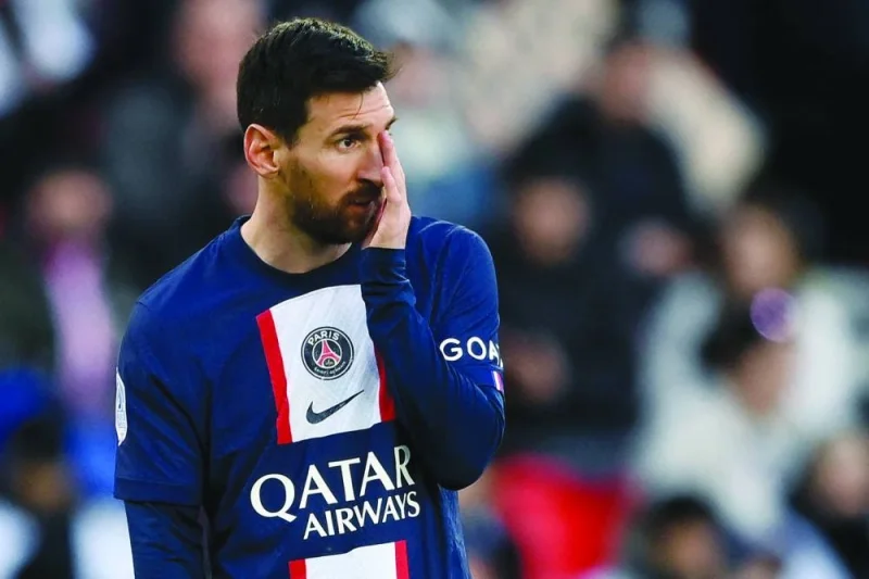 (File photo) Paris Saint-Germain&#039;s Argentine forward Lionel Messi . (AFP)