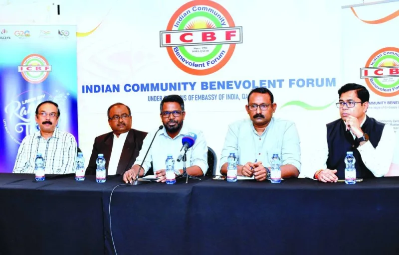 ICBF officials addressing the press conference. PICTURE: Thajudheen