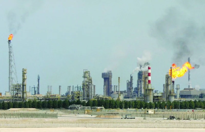 An oil refinery on the outskirts of Doha (file). Qatar&#039;s budget based on an oil price $65, projects a surplus equivalent to 3.4% of GDP, Oxford Economics noted in its latest country report.