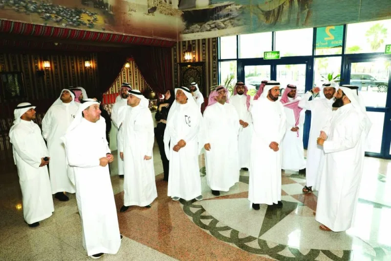 Saudi Minister of Haj and Umrah Dr Tawfig bin Fawzan bin Mohamed al-Rabiah visiting Fanar.