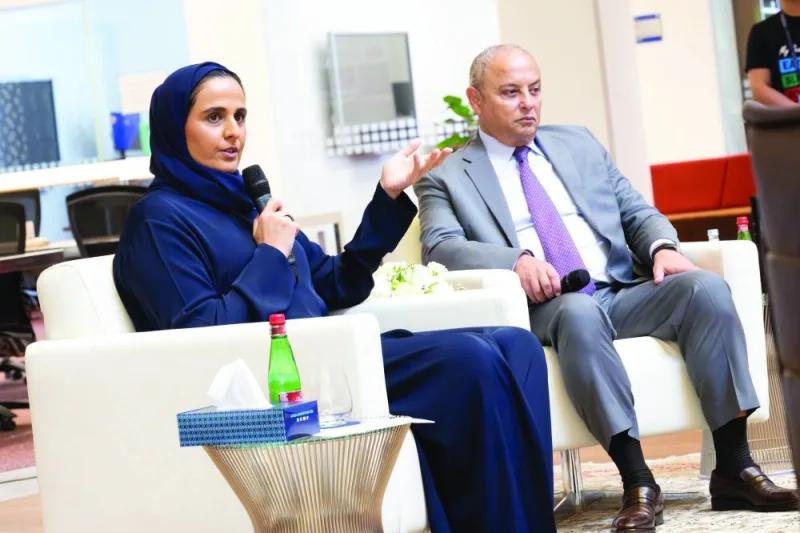 During the discussion with HE Sheikha Al Mayassa