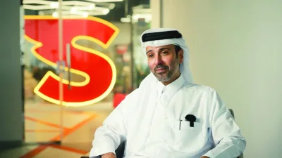 Snoonu founder and chief executive Hamad al-Hajri talking about the initiative.