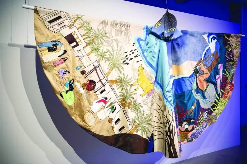 &#039;The Story of Land and Sea&#039; by Tamader al-Sultan and Amna al-Baker for Zwara at M7. PICTURE: Qatar Museums