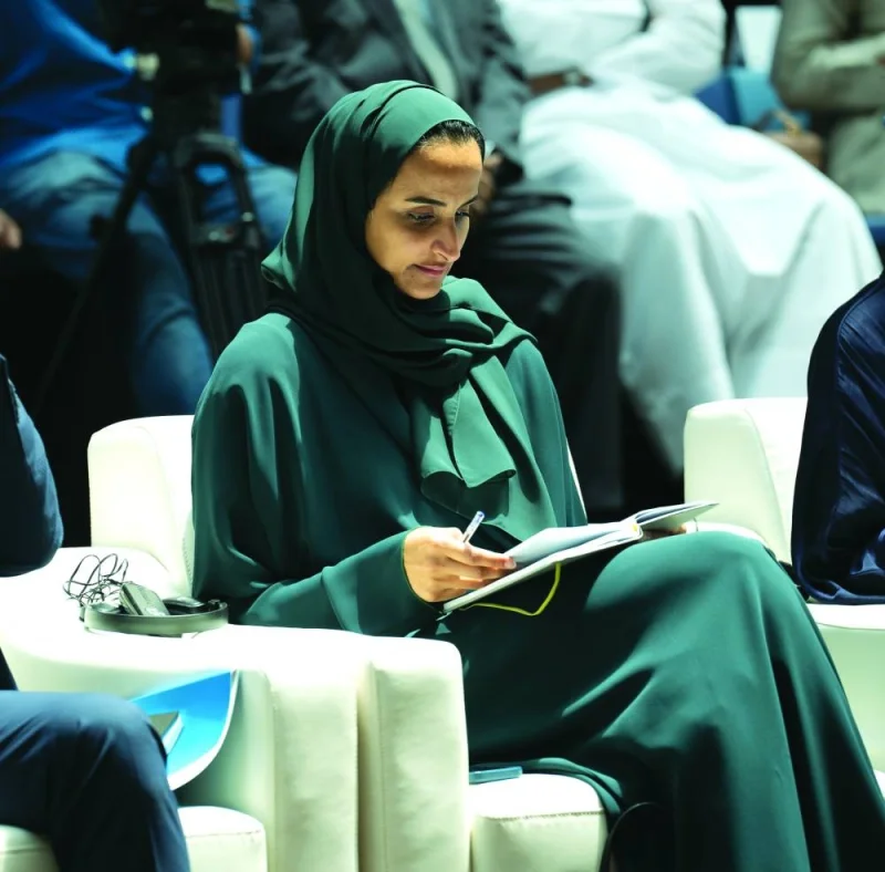 HE Sheikha Hind bint Hamad al-Thani at the event.