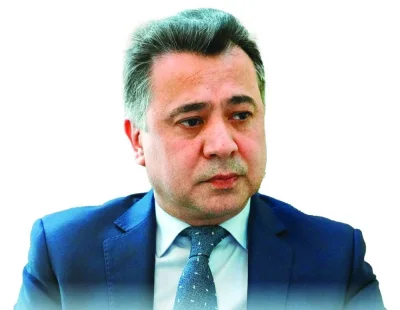 Tajikistan ambassador to Qatar Khisrav Sohibzoda.