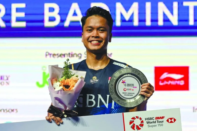 
Anthony Ginting of Indonesia  