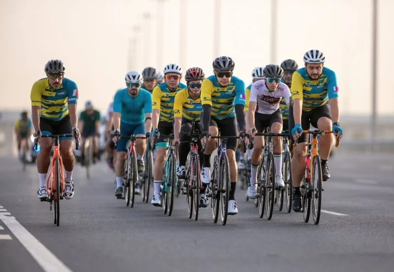The MoT organised a cycling ride, in conjunction with Rasen Adventure Shop and A13 Academy, from Wakra Bus Station to Hamad Port. 